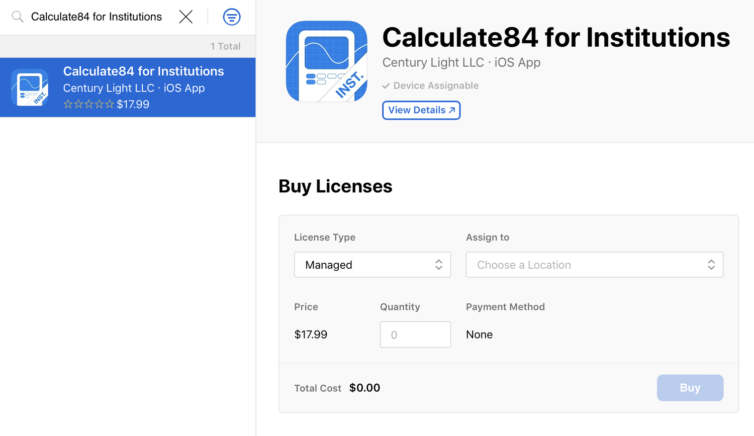 Calculate84 for Institutions App Store screenshot