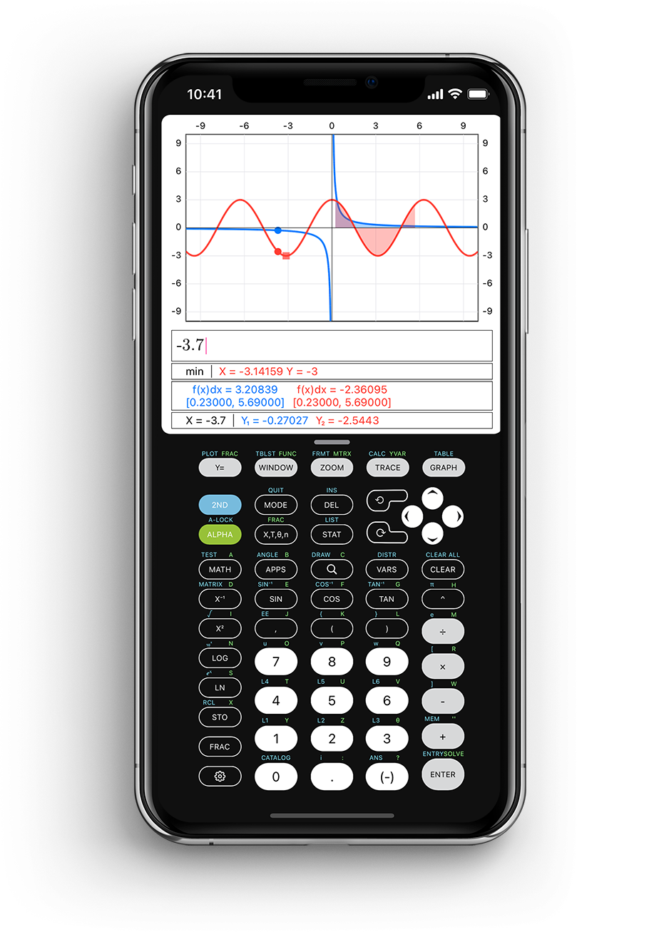 Calculate84 app screenshot showing speed